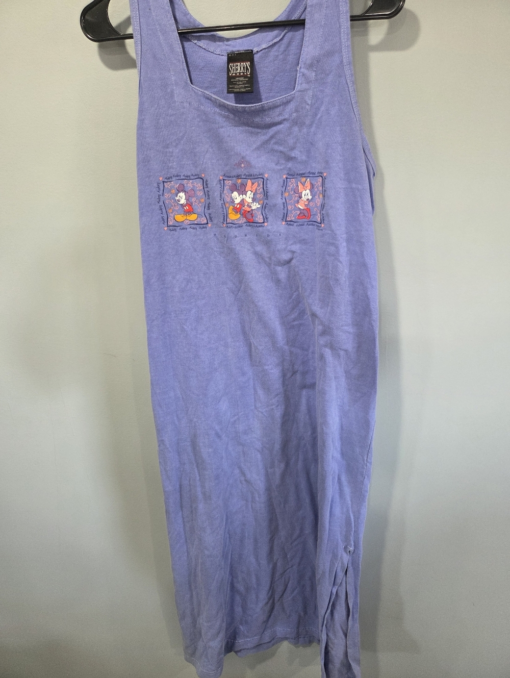 Vintage Disney Dress Medium Mickey Mouse Minnie